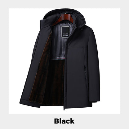 🔥Warm Gift🔥2025 Men’s Thermal Thick Hooded Parka Coat 1.0