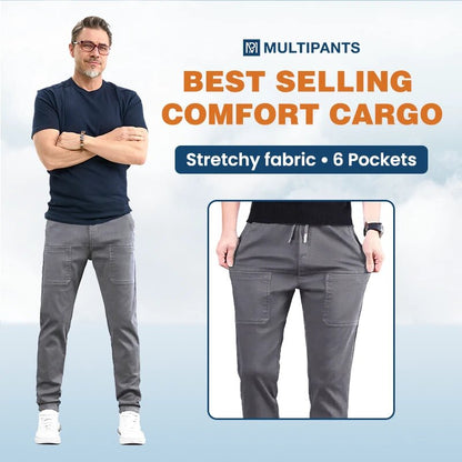 🔥HOT SALE 49% OFF🔥Men's High Stretch Multi-pocket Skinny Cargo Pants