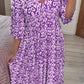 (🔥Hot Sale🔥49% OFF)👗2024 Summer Casual Print V-neck Long Dress