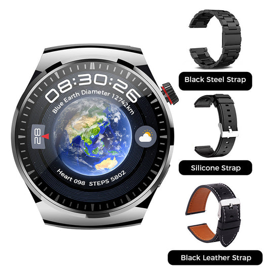 ✨Newly arrived✨Watch 4 PRO Round Smartwatch: Bluetooth calling, waterproof and smart voice assistant for your active life! 💪⌚
