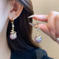 🐍HOT SALE 49% OFF🎀Gold Plated Snake Pearl Earrings