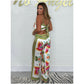 Spaghetti Strap Printed Top & Loose Women's Pants 2-Piece Set🔥New Arrival-50% OFF💝