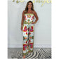 Spaghetti Strap Printed Top & Loose Women's Pants 2-Piece Set🔥New Arrival-50% OFF💝