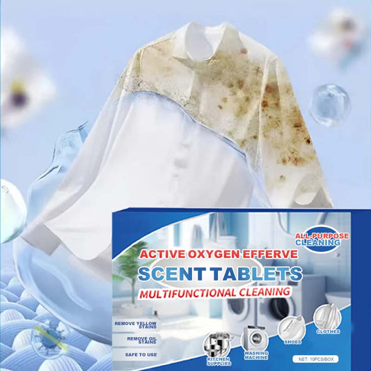 🔥Buy 1 get 2 free (3 boxes)🔥All-purpose Active Oxygen Cleaning Effervescent Tablets