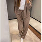 49% Off New Products Hot Sale🔥Women's Knitted Buttoned Jacket and Pants Two-piece Set