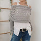 💝BIG SALE🔥49%OFF & ADD 4, Get 1 Free (Auto Discount) 🎁 Knitted Shawl Poncho - Perfect Gift!