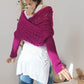 💝BIG SALE🔥49%OFF & ADD 4, Get 1 Free (Auto Discount) 🎁 Knitted Shawl Poncho - Perfect Gift!