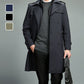 💥Crazy Discounts💥Men's Casual Zippered Lapel Trench Coat with Detachable Liner🧥🍷