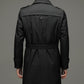 💥Crazy Discounts💥Men's Casual Zippered Lapel Trench Coat with Detachable Liner🧥🍷