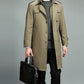 💥Crazy Discounts💥Men's Casual Zippered Lapel Trench Coat with Detachable Liner🧥🍷