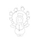 ✨Playful Animated Snowball Light