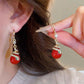 🐍HOT SALE 49% OFF🎀Gold Plated Snake Pearl Earrings
