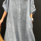 🌸Summer Cotton-Linen Blend Maxi Dress