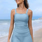 💥Last Day Special Sale 49% OFF🩱Women Vintage Tummy Control Two Piece Tankini Swimsuits