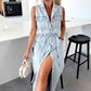 🌺2025 New arrivals - 50% OFF⏳Women's midi jeans dress with waistband