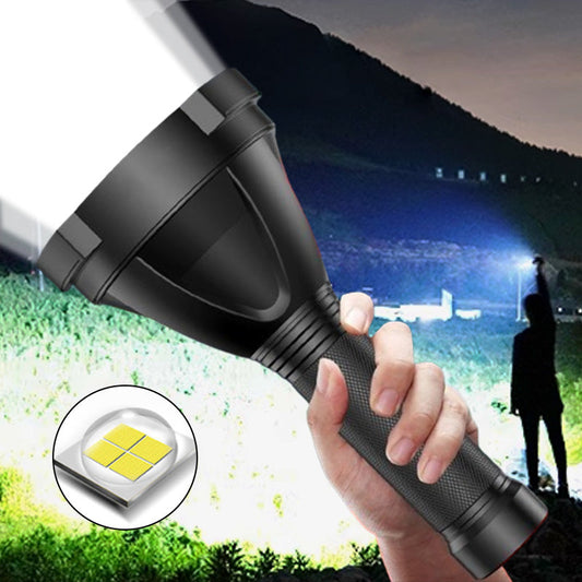 Praktisches Geschenk - Multifunktionale Outdoor Camping Starkes Licht Hand-Taschenlampe